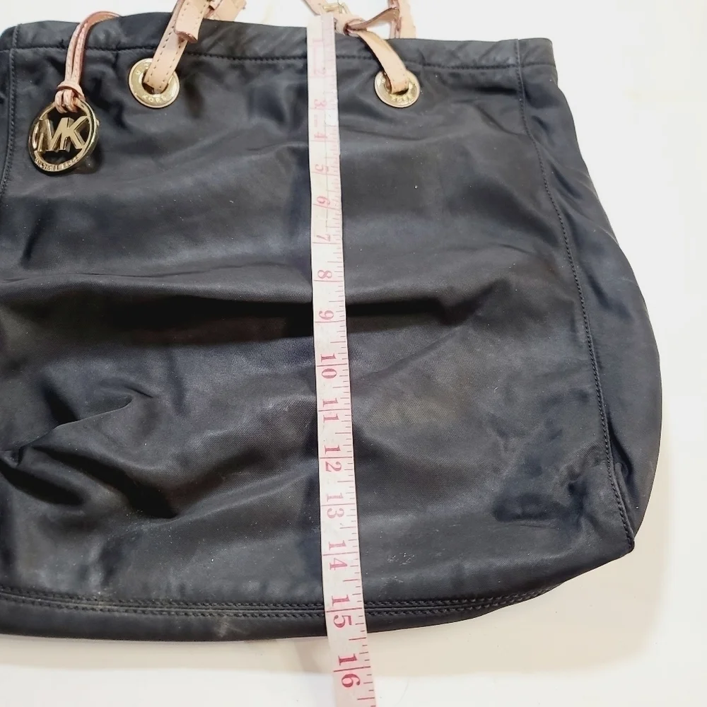 Michael Kors Black North South Nylon Tote Purse